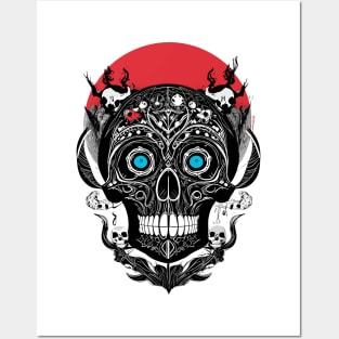 Skull Posters and Art